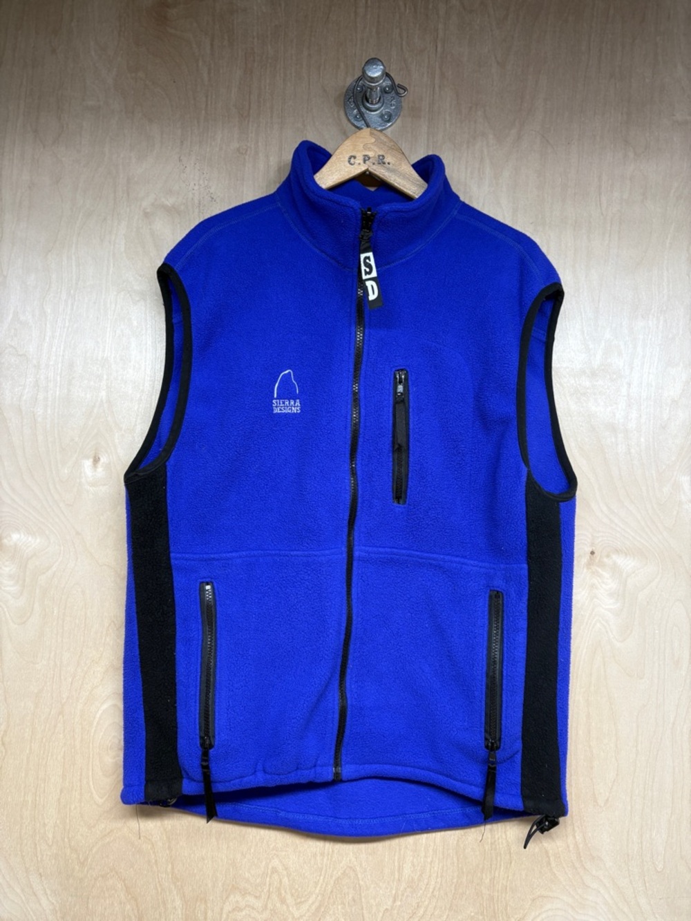 Sierra Designs Women's Royal Purple Fleece Vest - Zip Front
